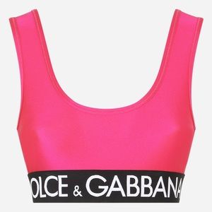 Dolce&Gabbana“Spandex top with branded elastic”